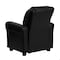 Flash Furniture Kids Recliner, 21-1/2" to 36-1/2" x 27", Upholstery Color: Black DG-ULT-KID-BK-GG - alternate 9